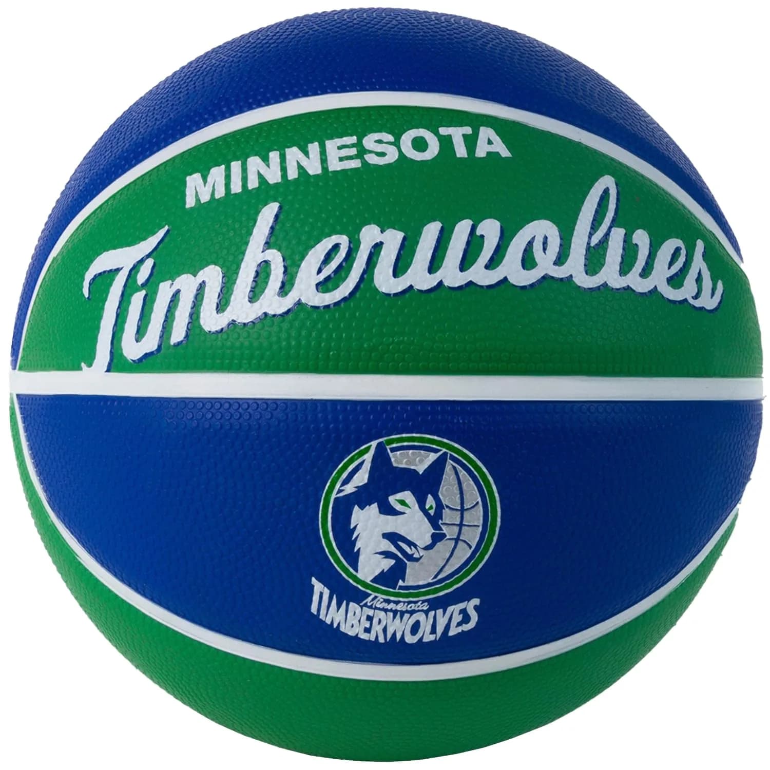 Wilson NBA Team Retro Mini Basketball - Minnesota Timberwolves | Official NBA Branding — Minnesota Timberwolves