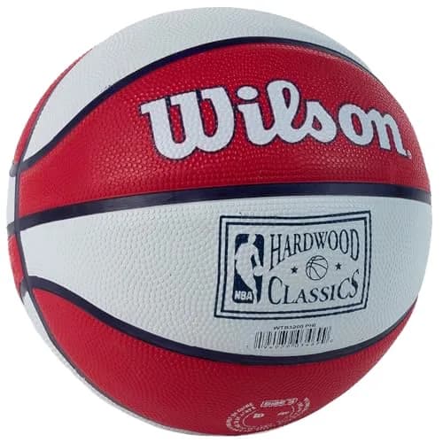 Wilson NBA Team Retro Mini Basketball - Philadelphia 76ers (Mini Size, 0.37 kg) | Official NBA Branding thumbnail 2