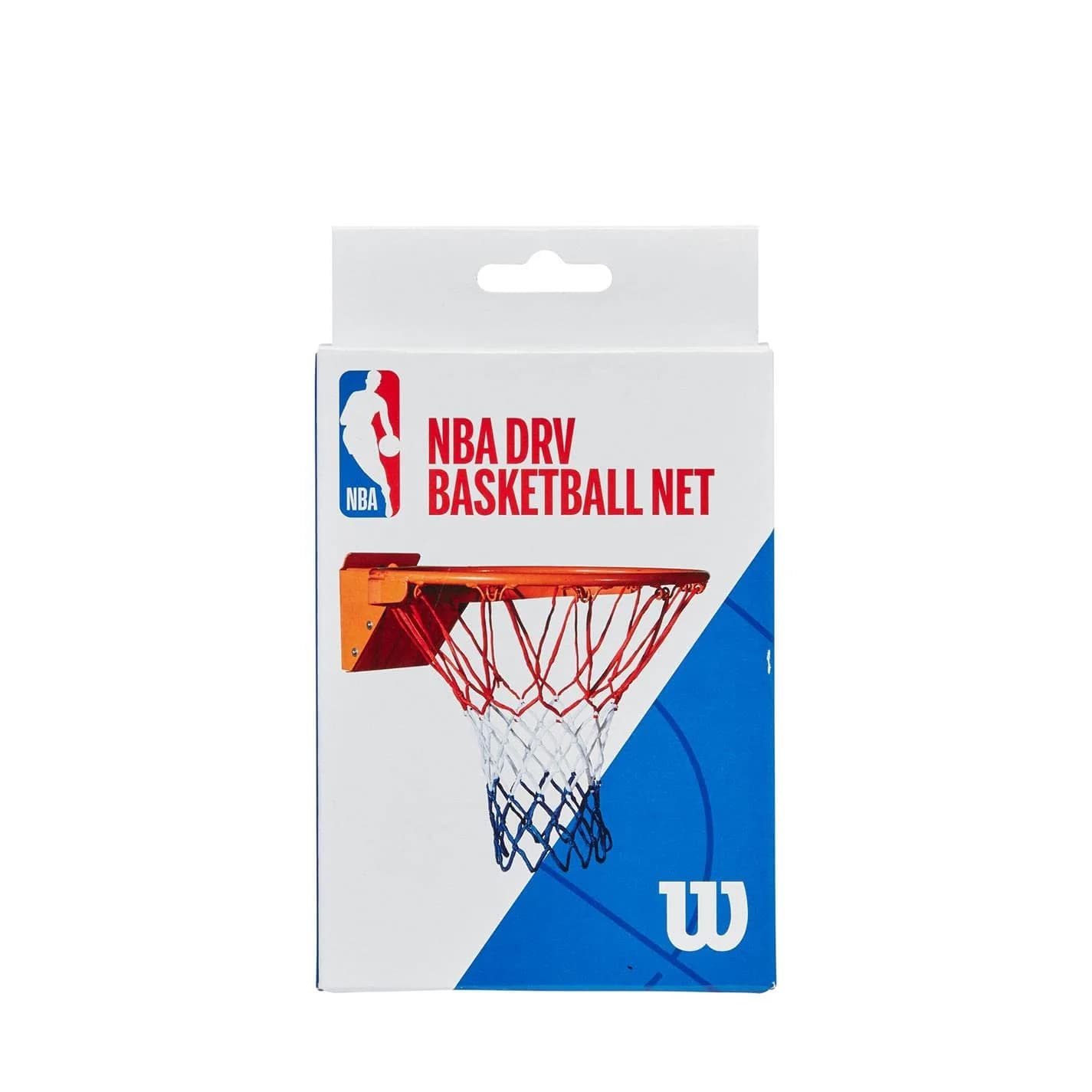 Wilson NBA DRV Recreational Basketball Net Red White and Blue | Official Size Nylon Net for Indoor Outdoor Courts