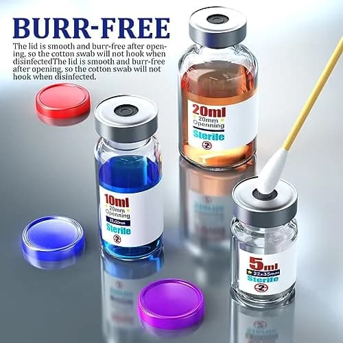 Ks-Tek Sterile Empty Vials with Self-Healing Injection Port 10ml (0.338 Fl Oz) | Pack of 10 thumbnail 4