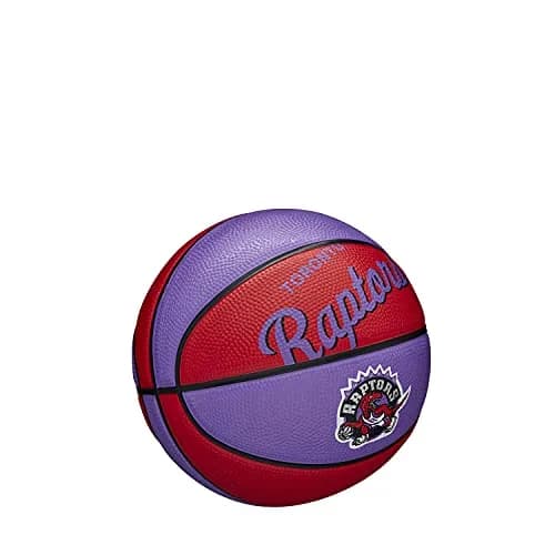 WILSON NBA Team Retro Mini Basketball - Toronto Raptors | Official NBA Mini Ball for Fans & Collectors thumbnail 2