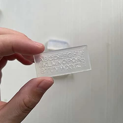 Maiguang 3Pcs Mini Resin Letter Number Molds 4cm (1.6"x 0.8"x 0.2") | DIY Nail Art & Jewelry Pendant Making Tools thumbnail 4
