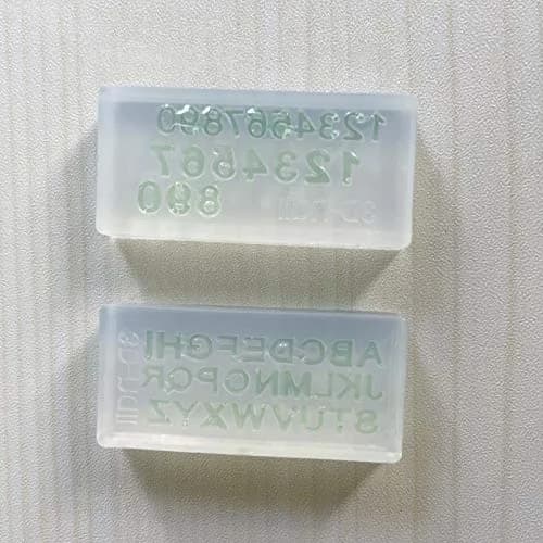Maiguang 3Pcs Mini Resin Letter Number Molds 4cm (1.6"x 0.8"x 0.2") | DIY Nail Art & Jewelry Pendant Making Tools thumbnail 6