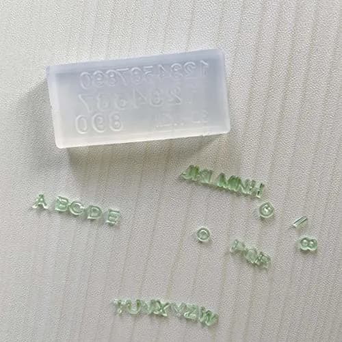 Maiguang 3Pcs Mini Resin Letter Number Molds 4cm (1.6"x 0.8"x 0.2") | DIY Nail Art & Jewelry Pendant Making Tools thumbnail 7