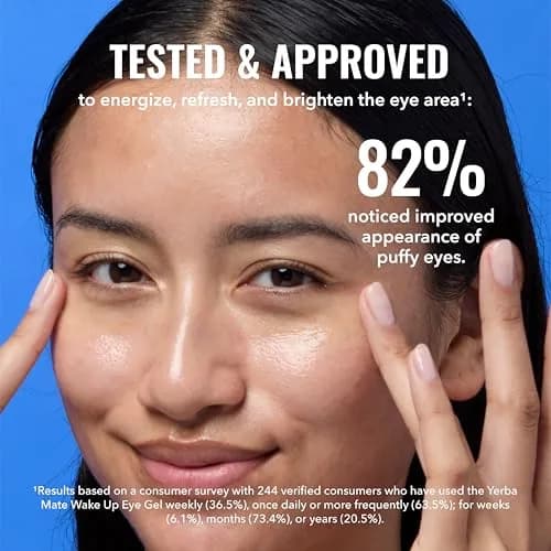 Good Molecules Yerba Mate Wake Up Eye Gel 15 ml (0.5 Fl Oz) | Caffeine Under Eye Cream for Puffiness & Fine Lines thumbnail 4
