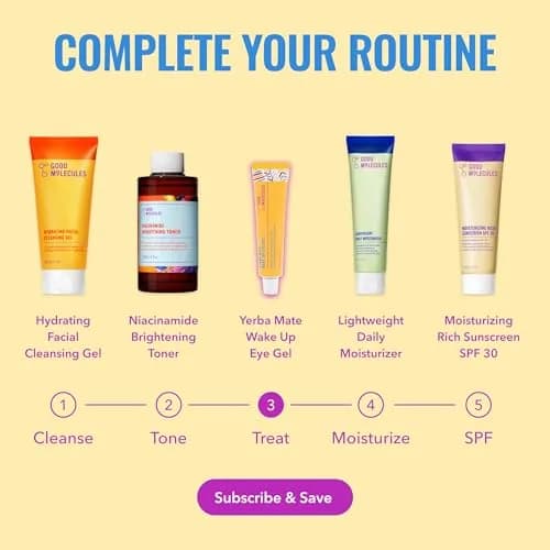 Good Molecules Yerba Mate Wake Up Eye Gel 15 ml (0.5 Fl Oz) | Caffeine Under Eye Cream for Puffiness & Fine Lines thumbnail 5