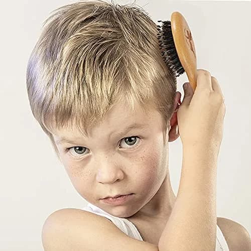 Sosoon Pocket Mini Travel Boar Bristle Hairbrush | Detangles, Smooths, Adds Shine thumbnail 3