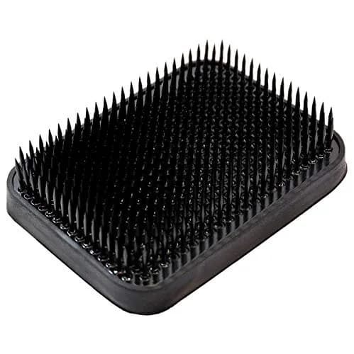 KAKURI Kenzan Flower Frog Black Large Square 3.8" | Japanese Ikebana Flower Arrangement Supplies thumbnail 1