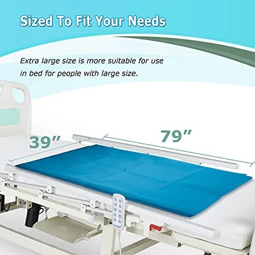 LOSCHEN Tubular Slide Sheet 100cm x 200cm (39"x79") | Aids Elderly Transfer Without Strain thumbnail 4