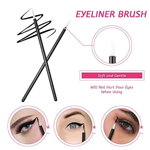 Maitys 263 Pcs Disposable Makeup Applicators Set with Organizer Box | Eyeliner Lip Mascara Wands thumbnail 5