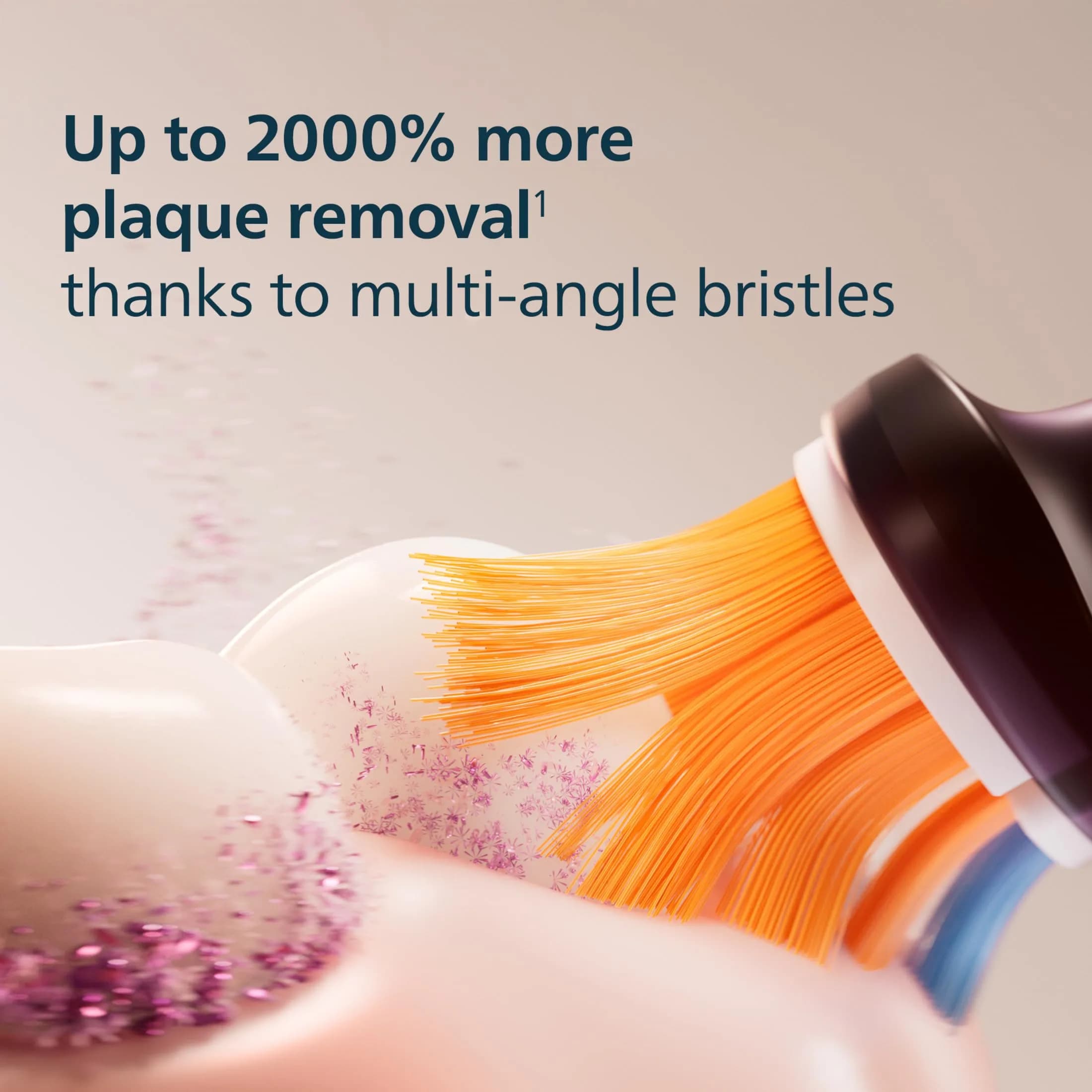 Philips Sonicare A3 All-in-One Brush Heads, 2-Pack (6 Month Supply) | 2000% More Plaque Removal - view 3