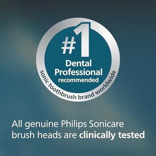 Philips Sonicare A3 Premium All-in-One Replacement Toothbrush Heads, White, 2 Count (Pack of 1) | Genuine USA Import thumbnail 7