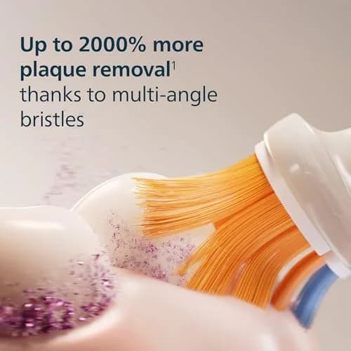 Philips Sonicare A3 Premium All-in-One Replacement Toothbrush Heads, White, 2 Count (Pack of 1) | Genuine USA Import thumbnail 3