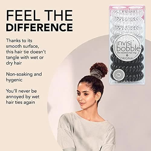 invisibobble Original Spiral Hair Ties 8 Pack | Traceless, Gentle & Strong Grip for Thick Hair thumbnail 3