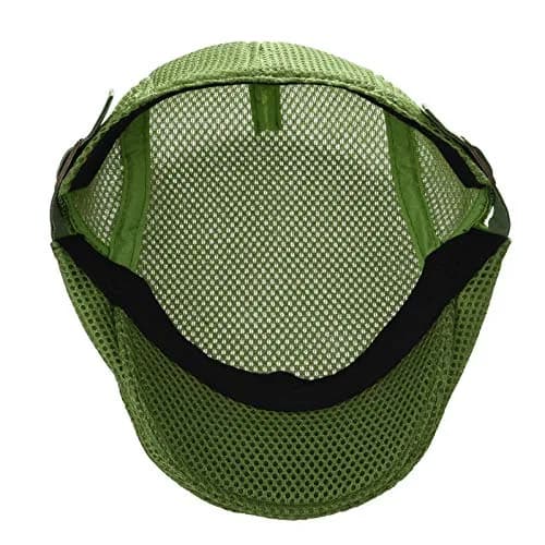VOBOOM Men Breathable Mesh Summer Hat Adjustable Newsboy Cap (Green) | Summer Sun Protection thumbnail 5