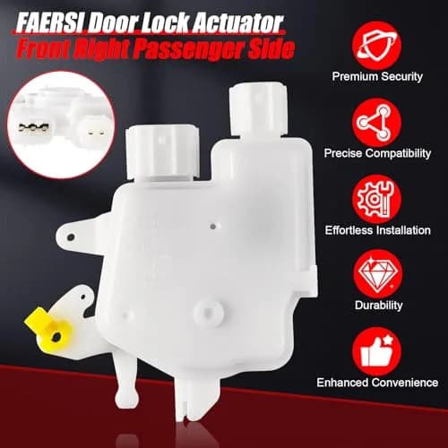 FAERSI Door Lock Actuator Right Passenger Side Replacement for Honda Accord & Acura TL, TSX, Ridgeline | OEM Fit & Easy Install thumbnail 2