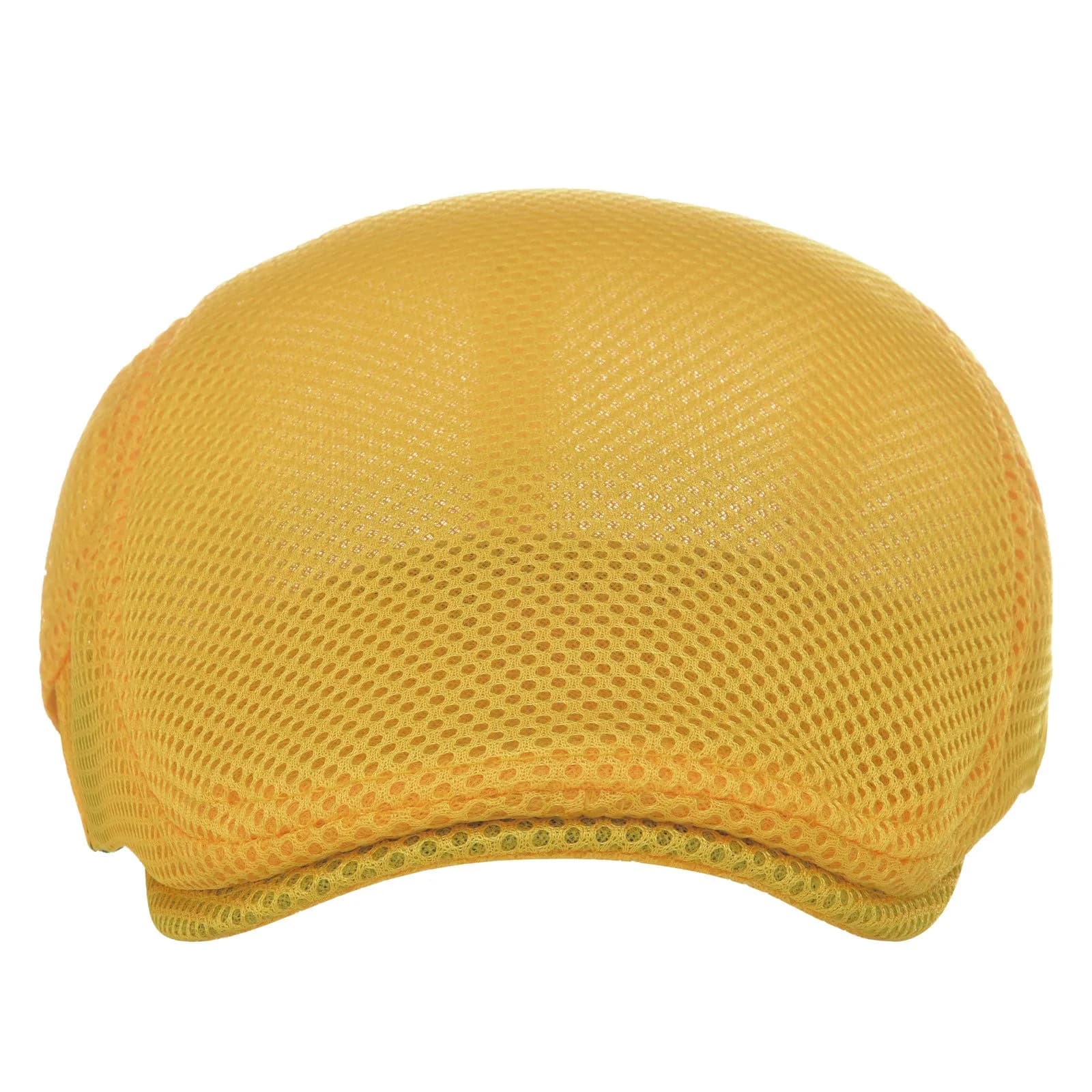 VOBOOM Men's Yellow Breathable Mesh Summer Hat - Adjustable Newsboy Beret Ivy Cabbie Flat Cap thumbnail 3