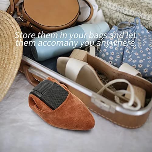 HEAWISH Women's Tan Suede Pointed Toe Ballet Flats US 10 | Elegant Work & Dressy Slip-Ons thumbnail 3