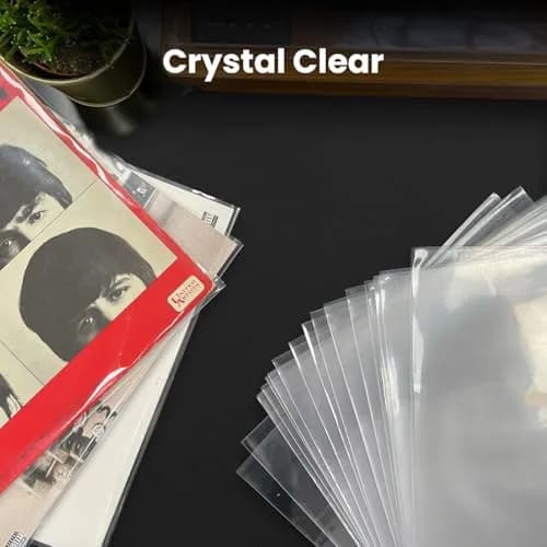 EVEO Outer Vinyl Record Sleeves 12.75"x12.75" (50-Pack) | 3 Mil Archival Quality Protection for LPs thumbnail 4