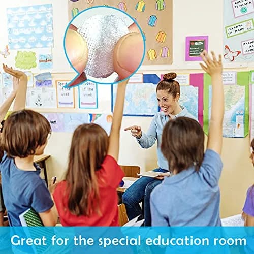 Hiisea White 1000pcs Hook & Loop Self Adhesive Dots | Classroom & Craft Use thumbnail 4