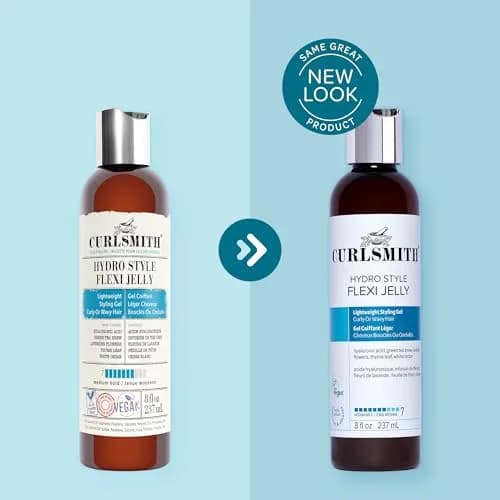 CURLSMITH Hydro Style Flexi Jelly Medium Hold Gel for Curls 59ml (2 fl oz) | Vegan & Cruelty-Free thumbnail 5