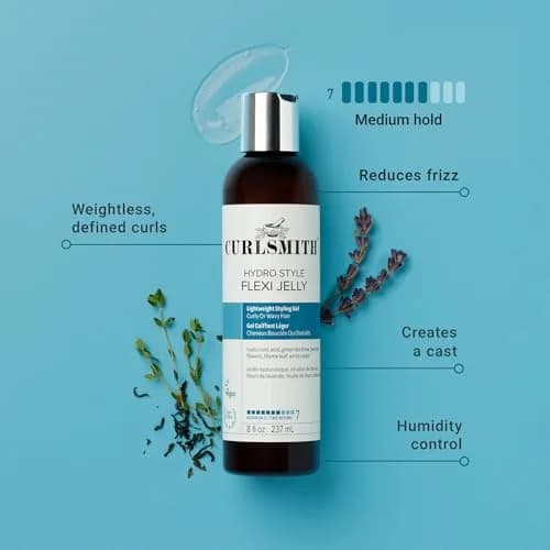 CURLSMITH Hydro Style Flexi Jelly Medium Hold Gel for Curls 59ml (2 fl oz) | Vegan & Cruelty-Free thumbnail 2