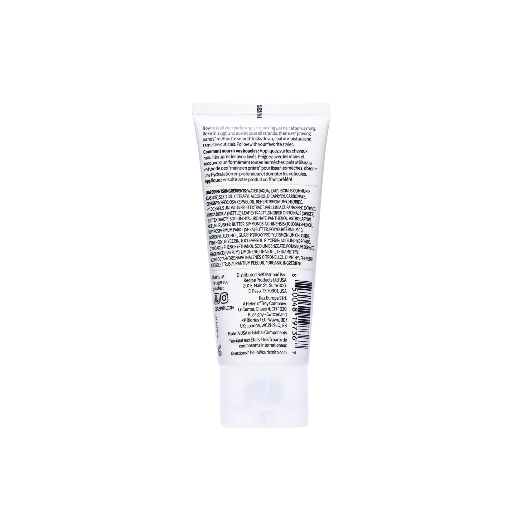 CURLSMITH Weightless Air Dry Cream Leave-In Conditioner 59ml (2 Fl Oz) | Defines Curls Without Weighing Down - view 8