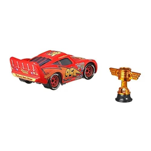 Disney Cars Lightning McQueen Piston Cup 1:55 Scale Die-Cast Toy Car | Authentic USA Import for Kids Age 3+ thumbnail 5