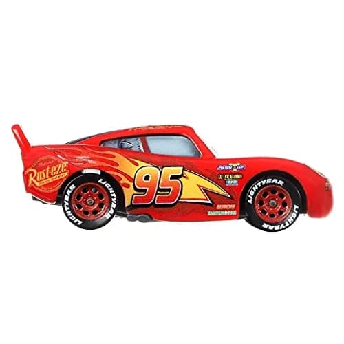 Disney Cars Lightning McQueen Piston Cup 1:55 Scale Die-Cast Toy Car | Authentic USA Import for Kids Age 3+ thumbnail 3