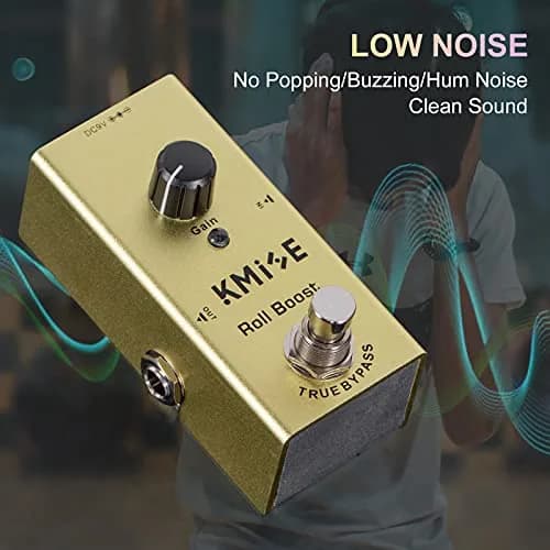 lotmusic Roll Boost Electric Guitar Effects Pedal Analog Chorus Mini Stompbox | Integrated Noise Reduction thumbnail 3