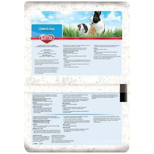 Kaytee Clean & Cozy Paper Bedding White 100 Liter | Odor Control for Small Animals thumbnail 8