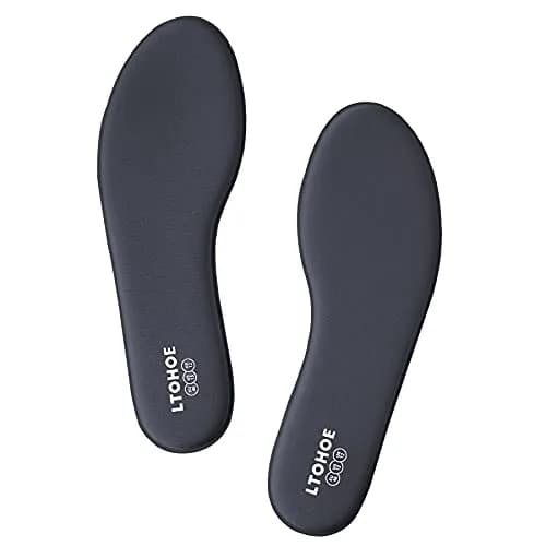 LTOHOE Memory Foam Insoles for Men | Replacement Comfort 6mm Grey US 10 thumbnail 1