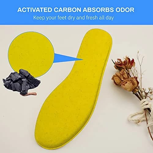 LTOHOE Memory Foam Insoles for Men | Replacement Comfort 6mm Grey US 10 thumbnail 4