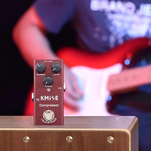lotmusic Kmise Compressor Electric Guitar Effect Pedal,True Bypass,Tip‑Negative | Noise Reduction & Signal Clarity thumbnail 7
