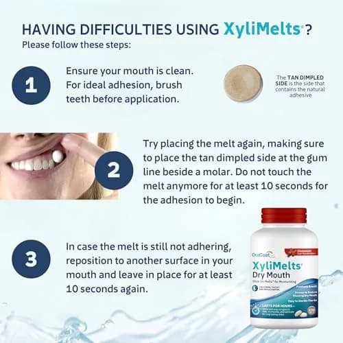 Oracoat XyliMelts Dry Mouth Adhering Discs Cinnamon 230 Count | 8-Hour Nighttime Relief thumbnail 3