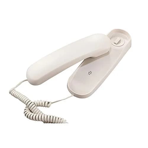 TelPal Corded White Wall Phone | Simple Analog Landline for Seniors & Home thumbnail 6