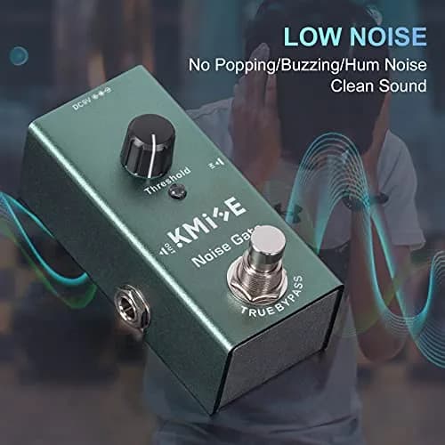 lotmusic Noise Gate Electric Guitar Effects Pedal | True Bypass, Analog Chorus, 9V DC thumbnail 3