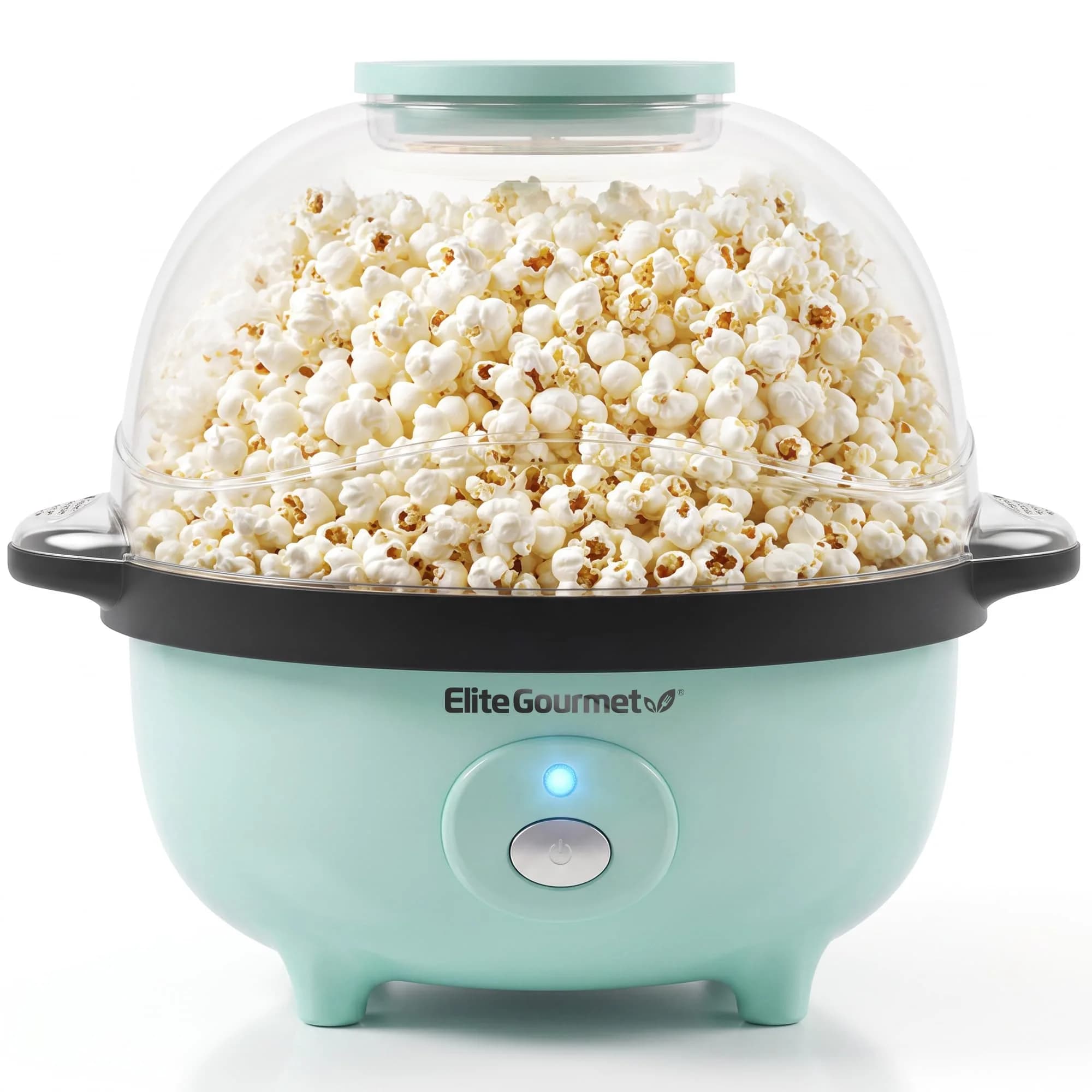 Elite Gourmet EPM330M Automatic Stirring 12 Cup Popcorn Maker, Mint | Fast Pop & Easy Cleanup