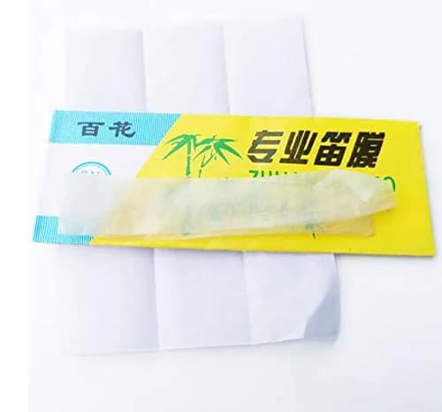 Jiayouy Bamboo Flute Membrane Set | Professional Dizi Replacement Parts for Flute (85x35mm, 10 pcs) thumbnail 4