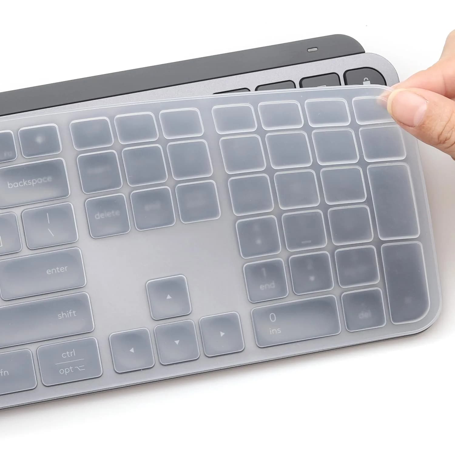MUBUY-GOL Clear Keyboard Cover for Logitech MX Keys S/Craft | 36cm (14.2in) - view 4