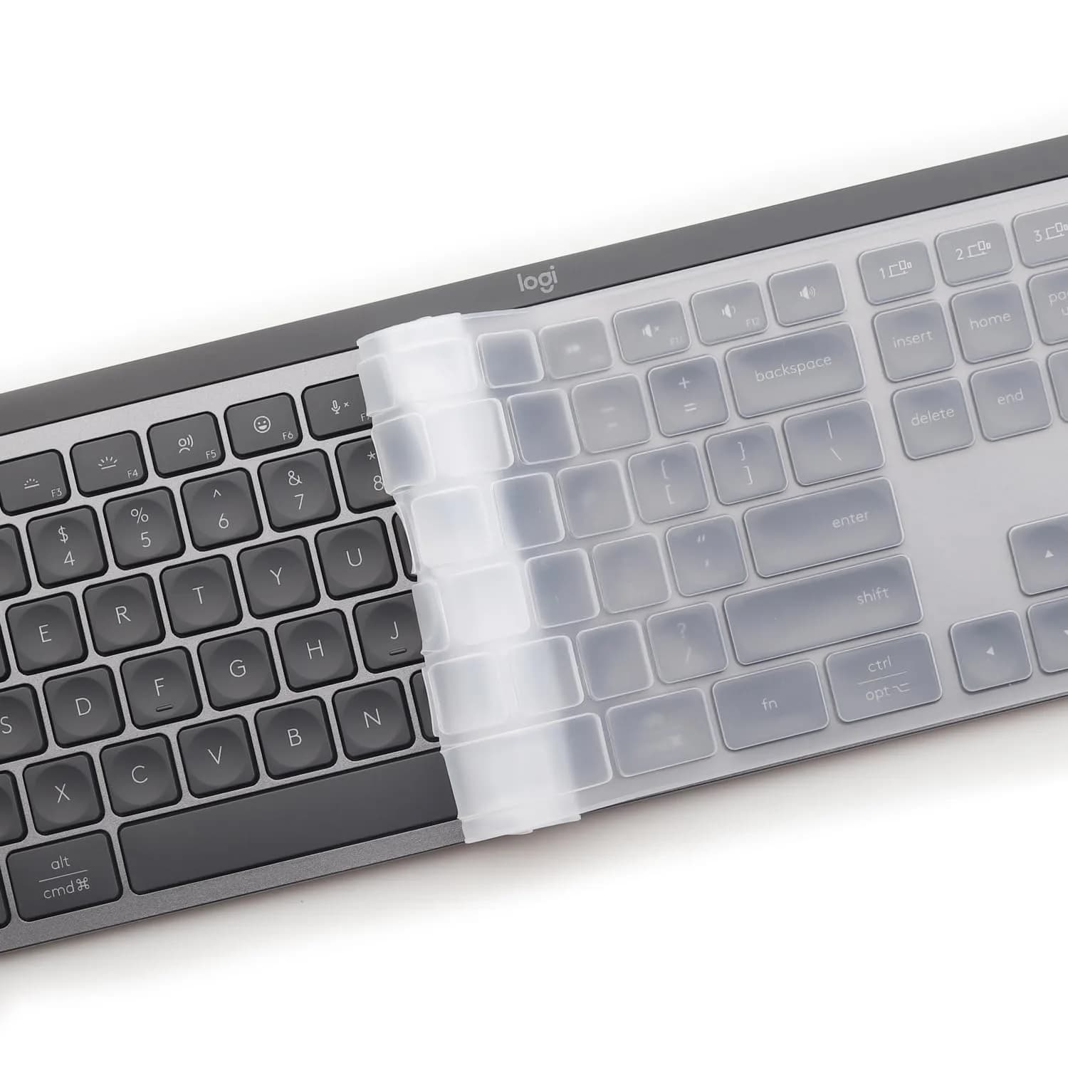 MUBUY-GOL Clear Silicone Keyboard Cover for Logitech MX Keys S/MX Keys Advanced/Craft | Ultra Thin - view 5