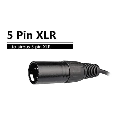 R SPIDER WIRELESS Aviation Headset GA Dual Plugs to Airbus 5 Pin XLR Adapter | Converts Airbus Headset to GA thumbnail 4