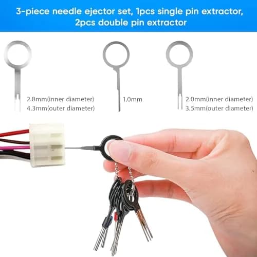 Kikerike Terminal Pin Removal Tool Kit 82 Pcs | High-Quality Automotive & Household Connectors thumbnail 4