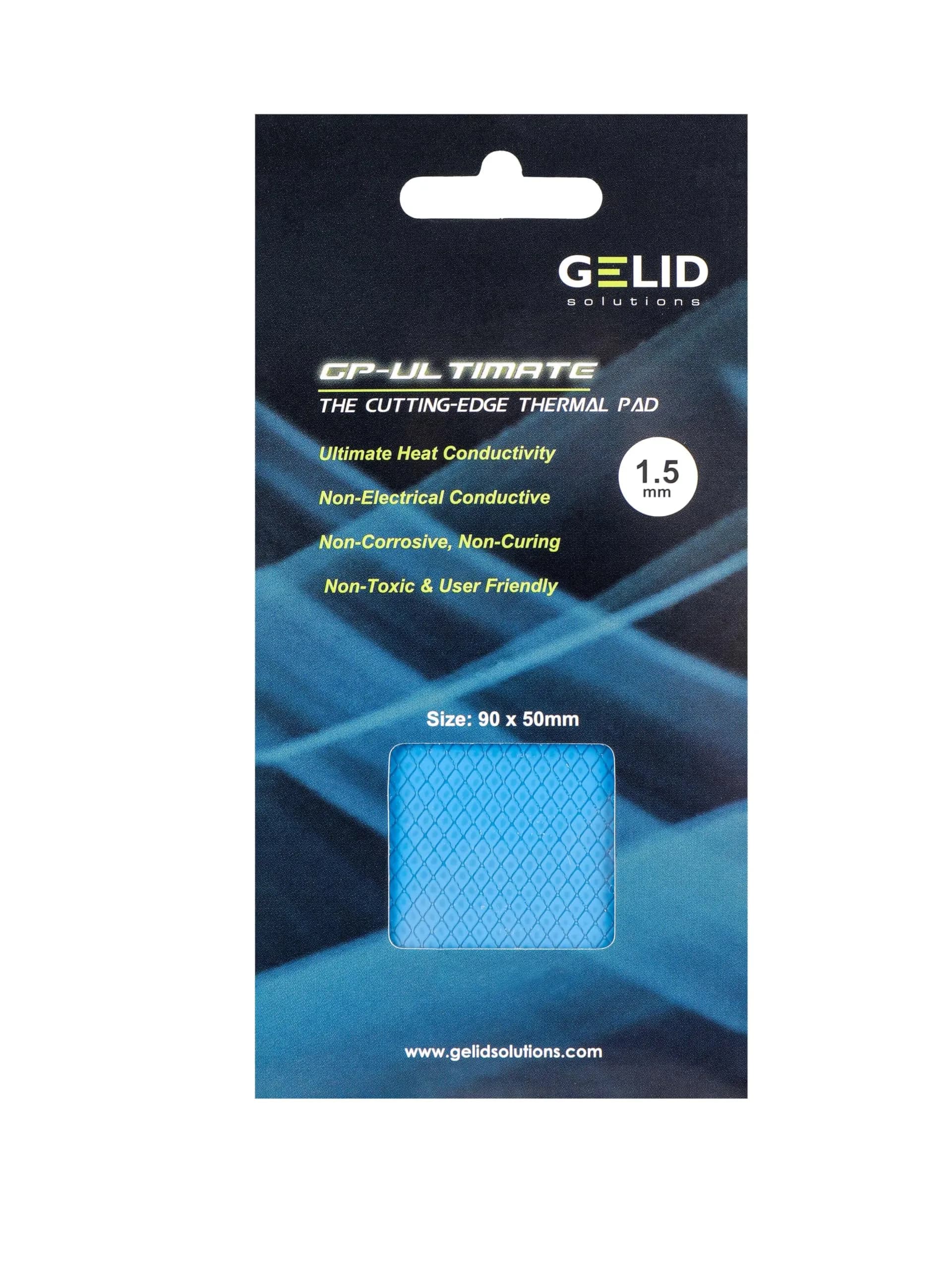Gelid Solutions GP-Ultimate 15W/mK Thermal Pad 90x50x1.5mm | High Conductivity Gap Filler for GPUs and Motherboards - view 6