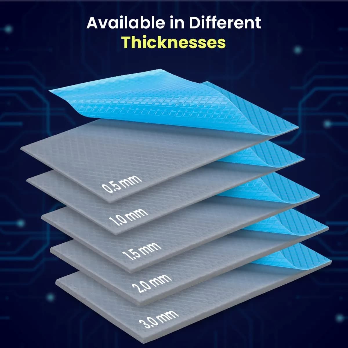 Gelid Solutions GP-Ultimate 15W/mK Thermal Pad 90x50x1.5mm | High Conductivity Gap Filler for GPUs and Motherboards - view 3