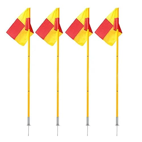 Wrzbest Soccer Corner Flags Set of 4 | Portable, Disassemblable Flags for Turf Training thumbnail 8