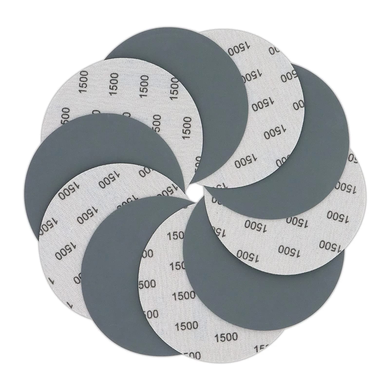 VIBRATITE 1500 Grit 5 Inch Hook & Loop Sanding Discs, 70PCS | Extra Fine Silicon Carbide for Wet/Dry Sanding - main product image