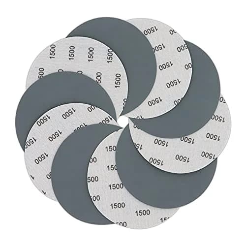 VIBRATITE 1500 Grit 5 Inch Hook & Loop Sanding Discs, 70PCS | Extra Fine Silicon Carbide for Wet/Dry Sanding thumbnail 1