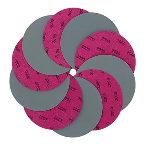 VIBRATITE 2000 Grit 5 Inch Hook & Loop Sanding Discs, 70PCS | Extra Fine Silicon Carbide for Wet/Dry Sanding thumbnail 1