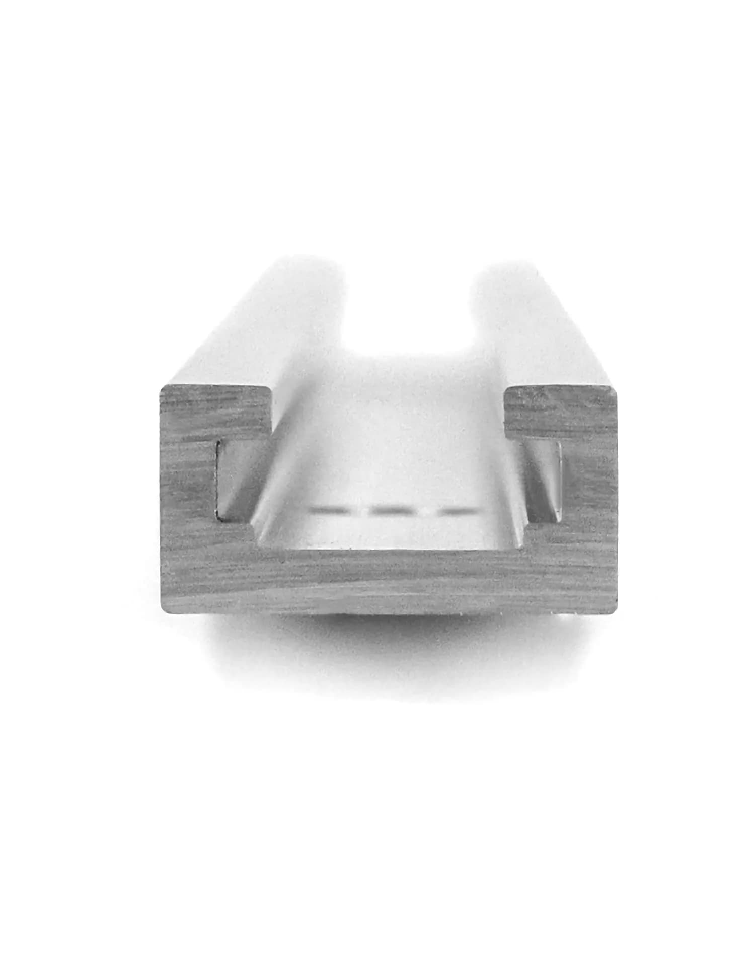 QWORK 12 Inch Aluminum T Track - 2 Piece Pack | Universal Double Cut Profile for Woodworking - view 2